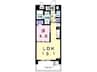 ｳﾞｧﾝｸｰﾙ 1LDKの間取り