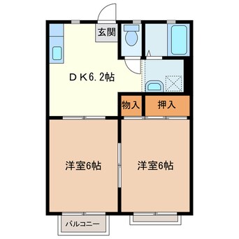 間取図 ジュネスⅠ