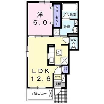 間取図 メゾン・ド 沖今宿　B