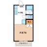 コーポ椿 1Kの間取り
