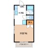 コーポ椿 1Kの間取り