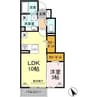 G-room　Ａ棟 1LDKの間取り