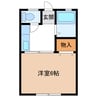 パーソンズ八王子Ⅰ 1Kの間取り