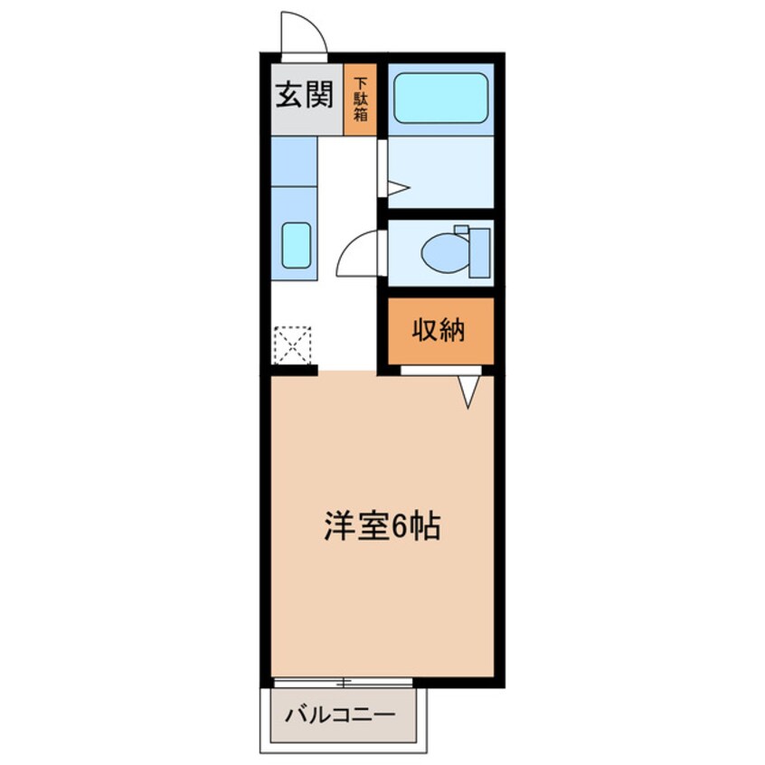 間取図 山陽本線（中国）/防府駅 徒歩10分 2階 築31年