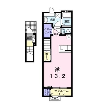 間取図 アルカディアコート　華城Ａ