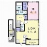フレーシュ・ベルA 1LDKの間取り