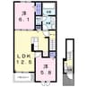 シュトラールA 2LDKの間取り