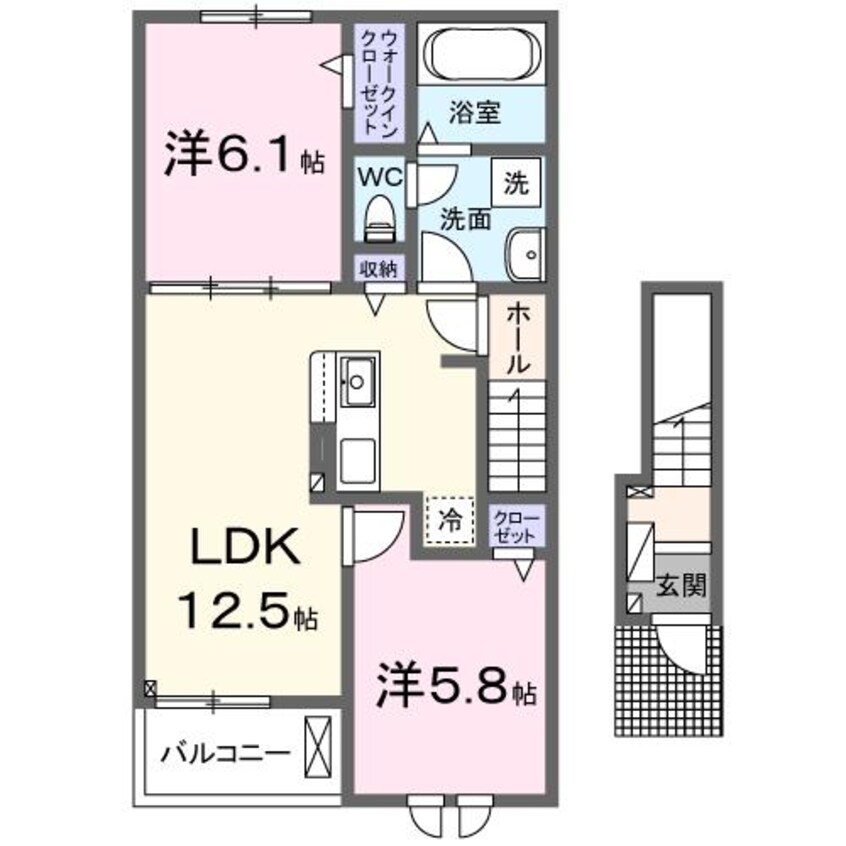 間取図 カーサ・ダンドゥリオン　Ⅰ