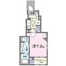 千日1丁目アパートA 1Kの間取り