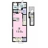三田尻１丁目アパート 1Rの間取り