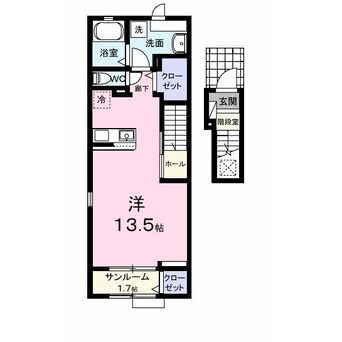 間取図 ヒカルサ防府三田尻