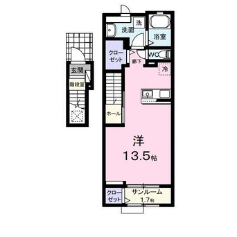 間取図 ヒカルサ防府三田尻