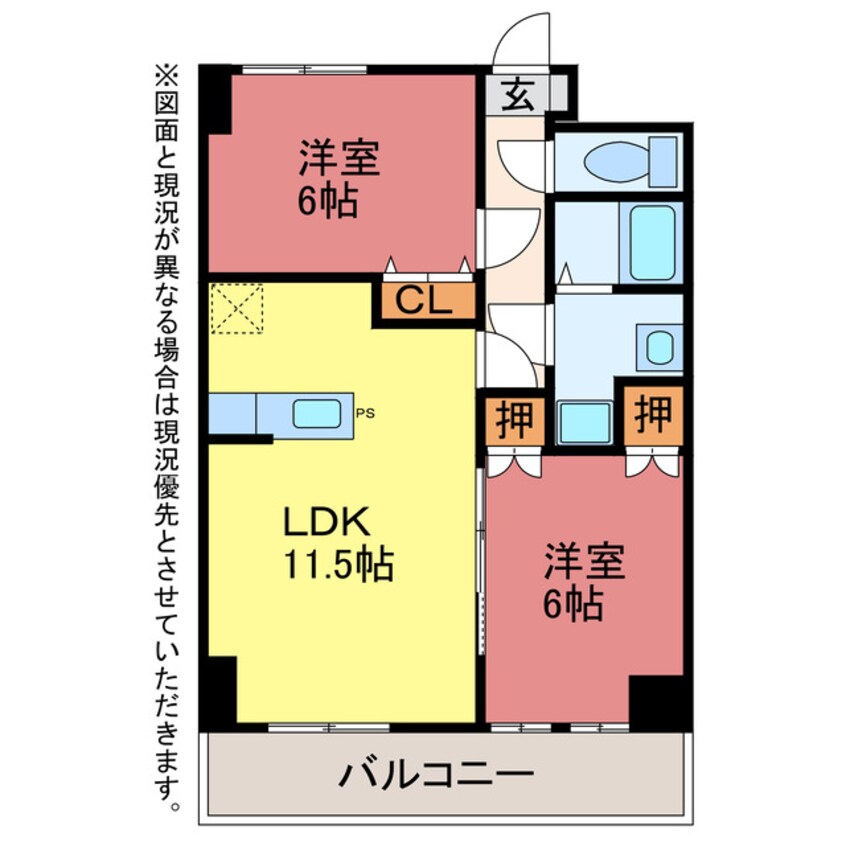 間取図 セレッソトキワ