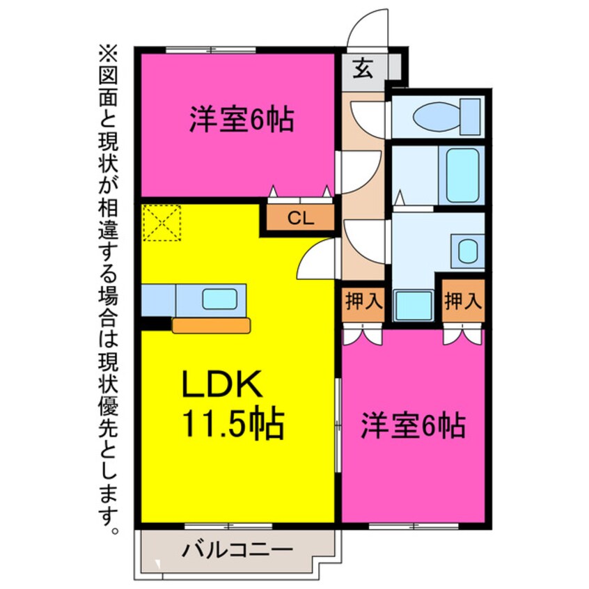 間取図 セレッソトキワ