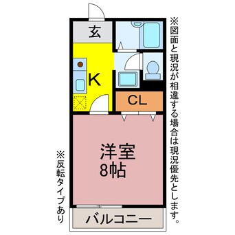 間取図 グランデージ桂