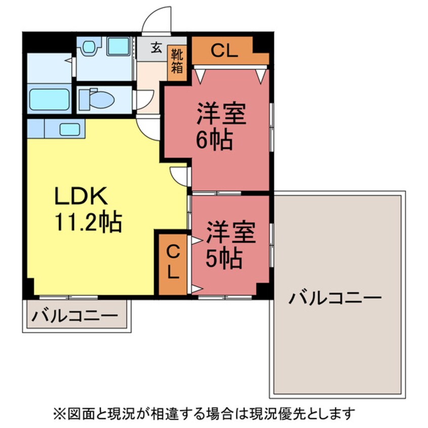 間取図 ライフ21ＳＵＷＡ