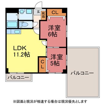 間取図 ライフ21ＳＵＷＡ