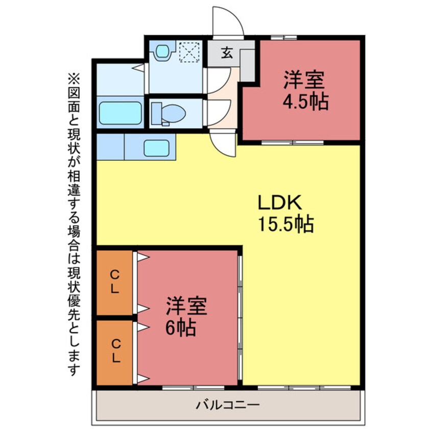 間取図 ライフ21ＳＵＷＡ