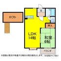 ガーデンコートセザンヌ金屋Cの間取図