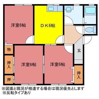 間取図 サンルミエール豊川