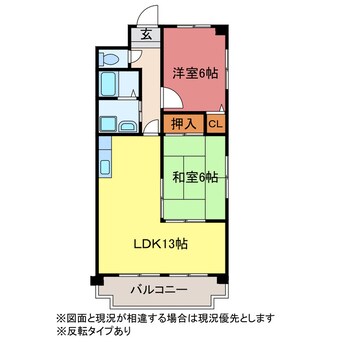 間取図 ディルーエ