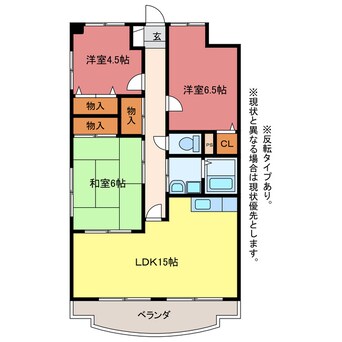 間取図 カーサ・フロイデ