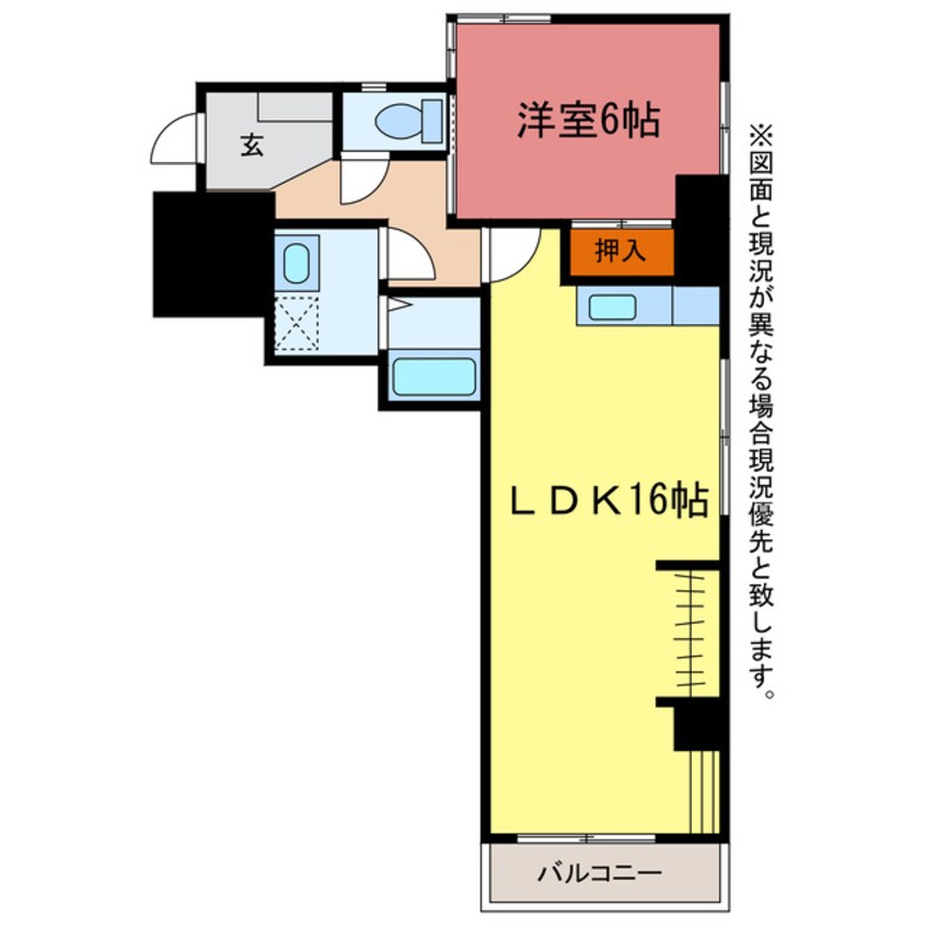 間取図 豊川支店マンション