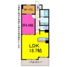 ピーノトキワ 1LDKの間取り