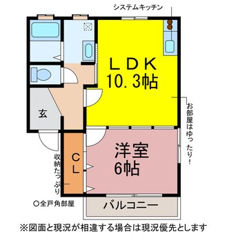間取図 ベルガーデン牛久保
