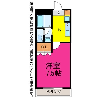 間取図 ドリームウイングＢ棟