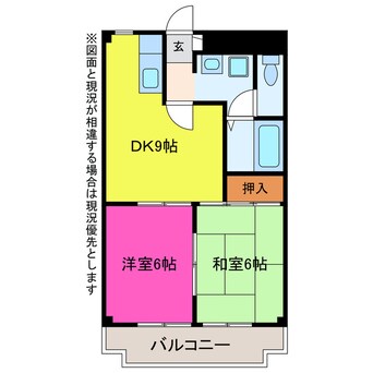 間取図 タワーロイヤル