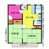 パナハイツ牛久保 3DKの間取り