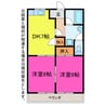 ハイムタケウチ 2DKの間取り
