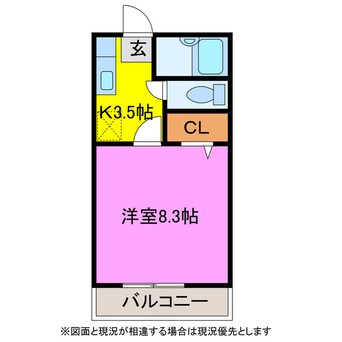 間取図 ミューズイン御津