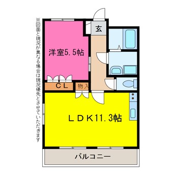 間取図 ハイツ　ルミナスⅠ・Ⅱ