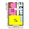 ガーデンコート平松ＡＰ 1DKの間取り