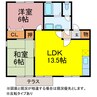 セジュール椎木 2LDKの間取り