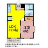 ラナイ 1LDKの間取り
