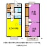 ブランシェＨｉｒｏＡ・Ｂ 2LDKの間取り