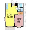 エルディム泉5 1LDKの間取り