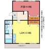 ALTBAU 1LDKの間取り