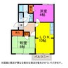 フォレストパーク 2LDKの間取り