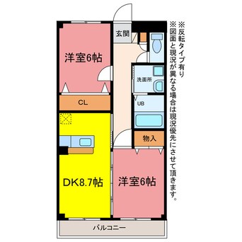 間取図 シャトレⅡ