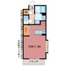ビアンシュール美園 1Rの間取り