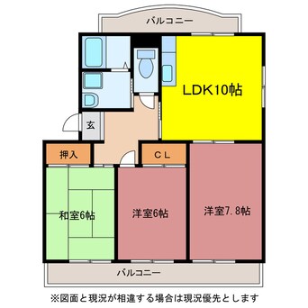 間取図 サンクレイン