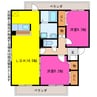 ボヌール 2LDKの間取り