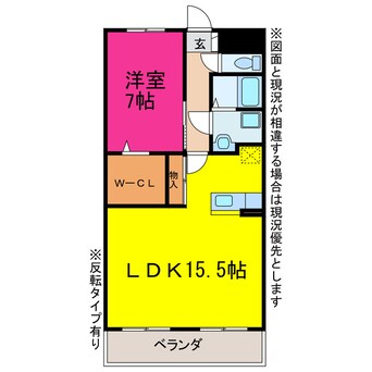 間取図 グランシャリオ