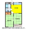 マンション新宿 2DKの間取り