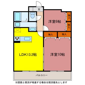 間取図 ランドマーク豊川