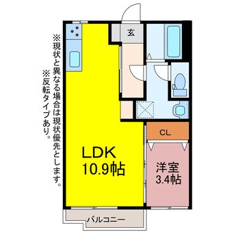 間取図 ラフォーレ森